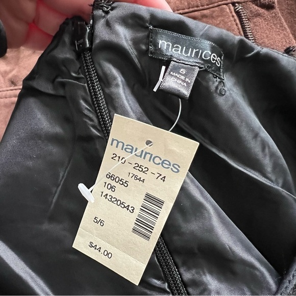 Maurices NWT Black Textured Dress | Size 5/6 - Picture 6 of 7